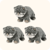 Manul Plush 3PCS